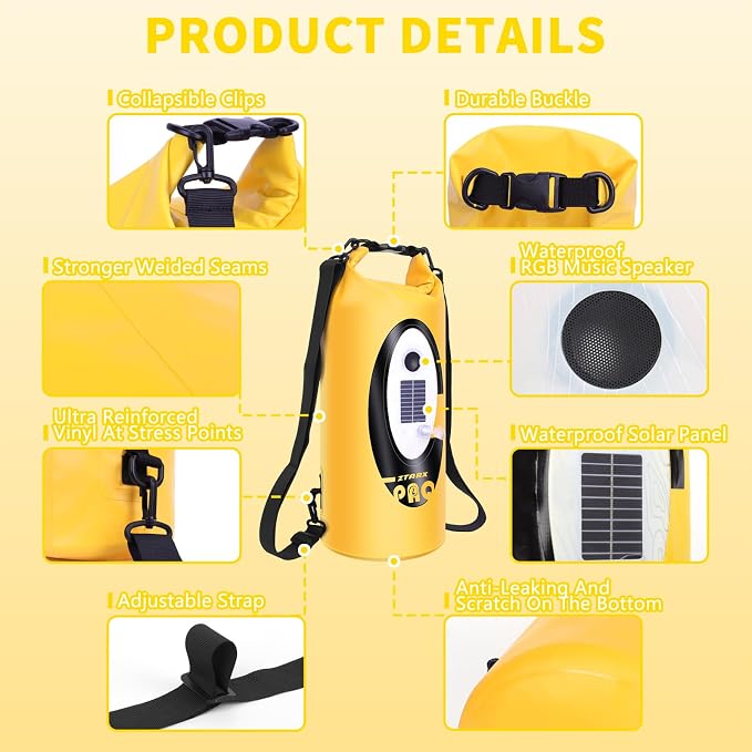 FELICON Solar/Battery Powered Multi-Functional Backpack - Image 9