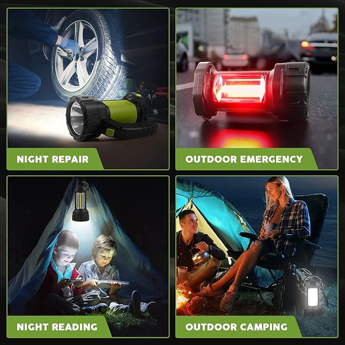 AlpsWolf Camping Lantern Rechargeable, 2 Pack Same LED Flashlight Spotlight - Image 4