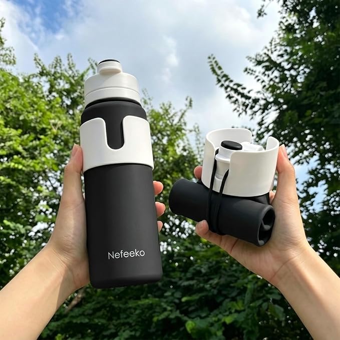 Nefeeko Collapsible Water Bottle, BPA Free 26oz Foldable Water Bottle - Image 7