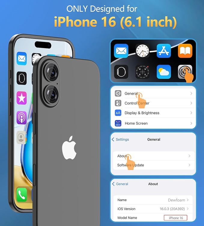 for iPhone 16 Case Waterproof, Full Body Underwater Dustproof Shockproof Case - Image 2