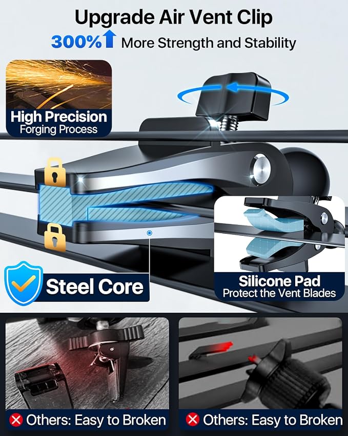 【98+LBS Strongest Suction & Military-Grade】Ultimate Car Phone Mount【Patent & - Image 4