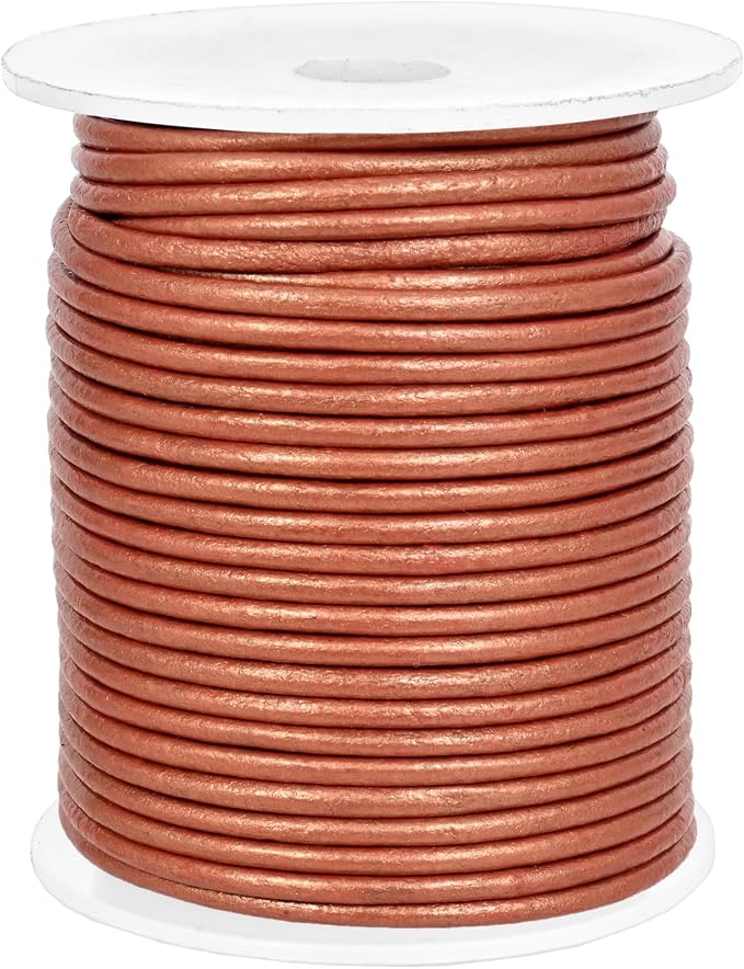 GENIQUE Real/Genuine Round Leather String Cord - Image 2