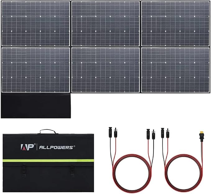 ALLPOWERS SP039 600W Portable Solar Panel, Foldable Solar Charger by ALLPOWERS