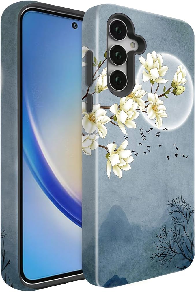 Compatible for Samsung Galaxy S25 Plus 5G Case, Dual Layer Heavy Duty 2 in 1 by BSMOSPER