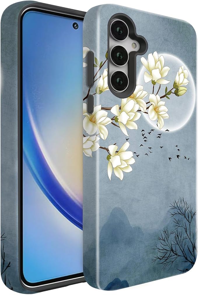Compatible for Samsung Galaxy A56 5G Case, Dual Layer Heavy Duty 2 in 1 by BSMOSPER