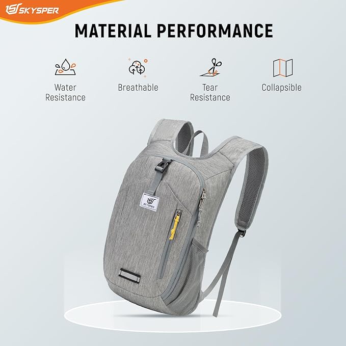 SKYSPER 10L Hiking Backpack Small Foldable Daypack Packable Lightweight Hiking - Image 5