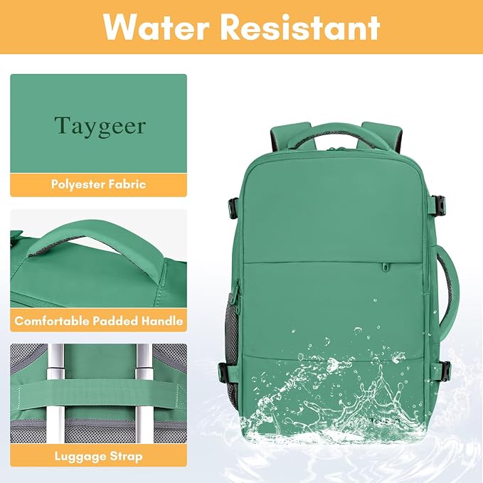 Taygeer Travel Backpack for College Woman, Lightweight Backpack for 15.6 inch - Image 8