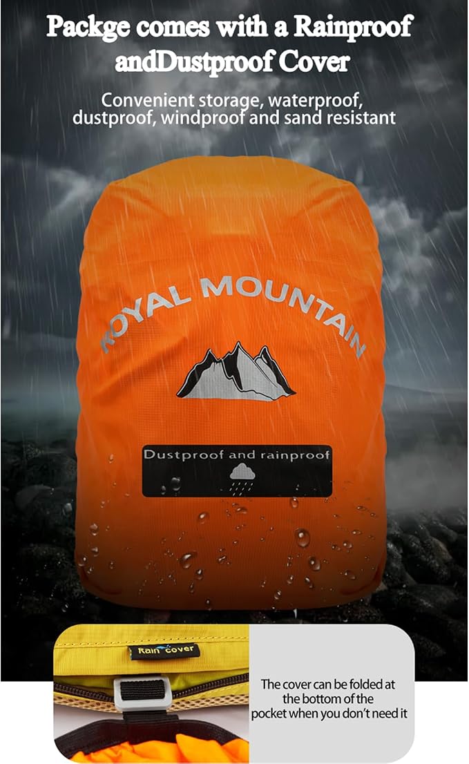 Hiking Backpack 30L Foldable Travel Daypack - Image 6