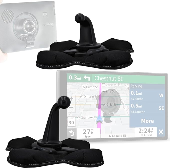 Friction Mount for Garmin GPS Vehicle Truck RV Navigator Portable NonSkid - Image 3