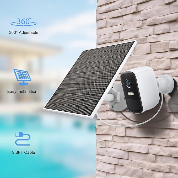Solar Panel for Eufy Outdoor Camera, Compatible - Image 7