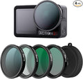 SmallRig Filter Kit for DJI Osmo Action 5 Pro/4, 5-in-1 Lens Filter Set by SmallRig
