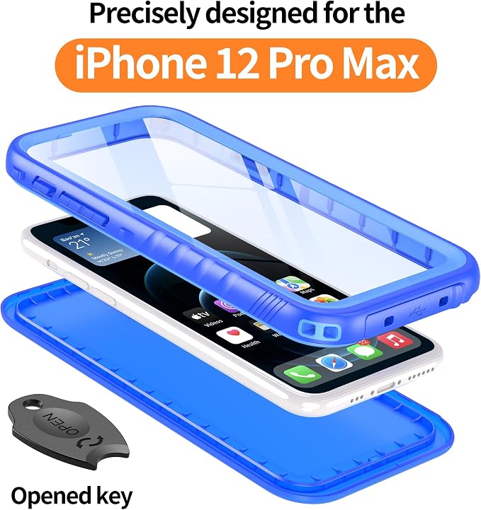 Cozycase Compatible with iPhone 12 Pro Max Waterproof Case - Image 11