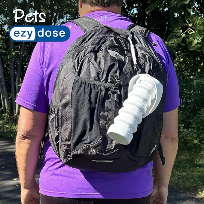 EZY DOSE Collapsible Pet Water Bottle, Portable Dog Water Dispenser - Image 5