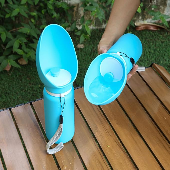 Portable Collapsible Dog Water Bottle - 550ml - Image 7