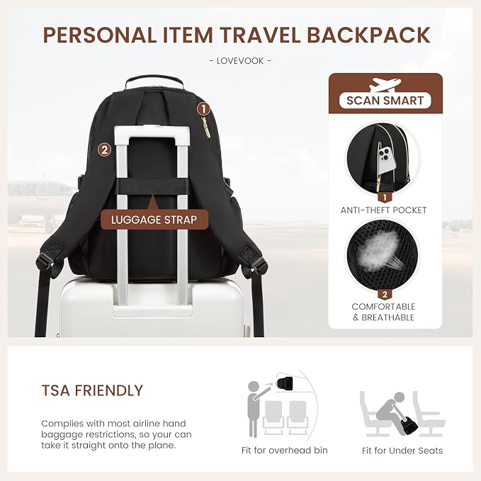 LOVEVOOK Laptop Backpack for Women - Image 6