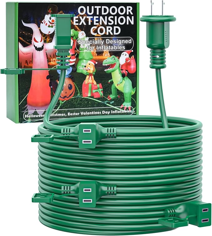40FT Outdoor Extension Extension Cord by NARUBY