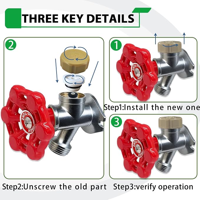 Anti-Siphon Industrial-control-valves Repair Kit， ASSE 1019-A Vacuum Breaker - Image 6