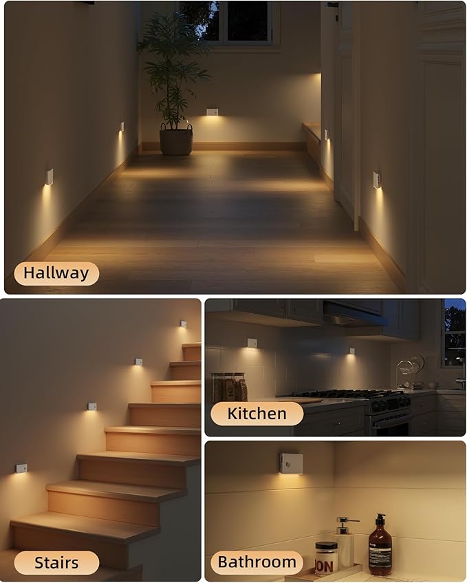 EZVALO 6 Pack Motion Sensor Night Lights - Image 5