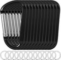 12PCS Carabiner Keychain Clip by Oupengsky