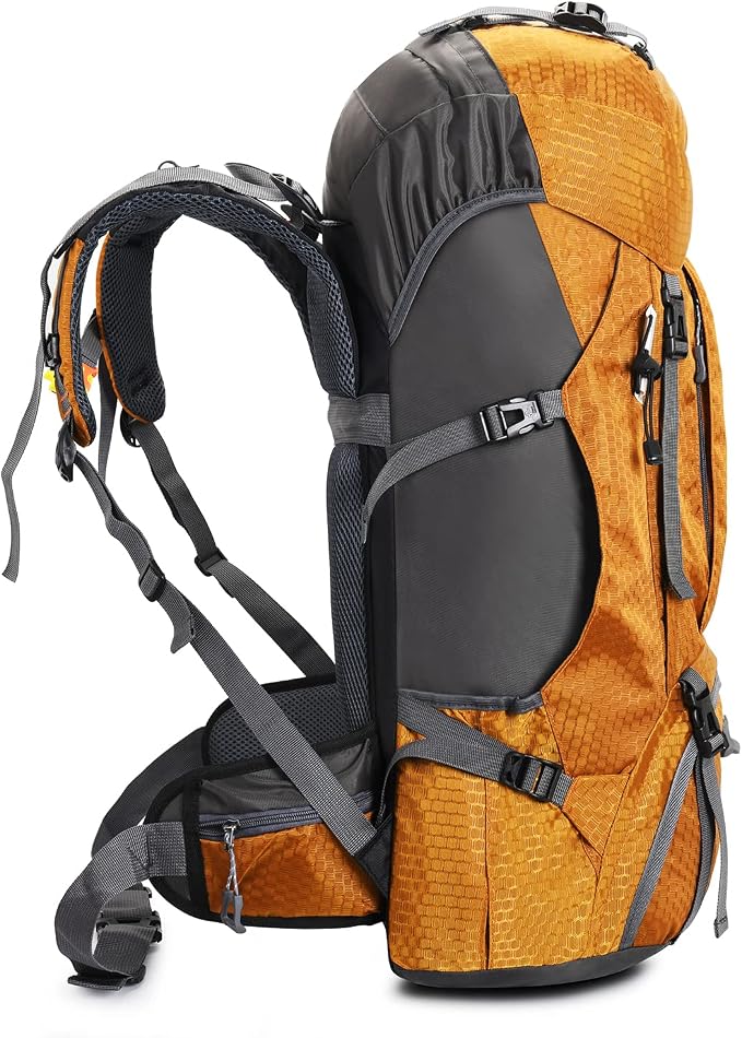 Bseash 60L Waterproof Hiking Camping Backpack - Image 9