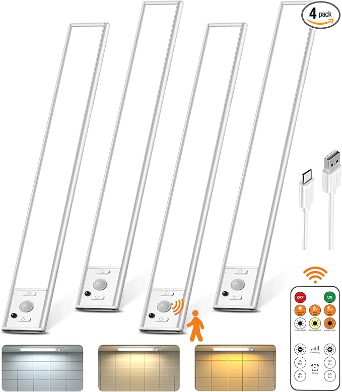 12" Under Cabinet Lights Wireless, Motion Sensor Light Indoor by Unknown