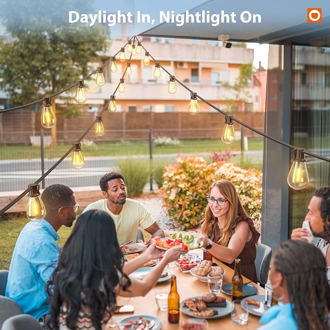addlon 198FT Solar String Lights Outdoor Waterproof 6W Panel - Image 8
