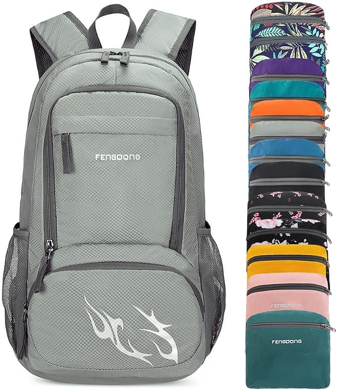 FENGDONG 35L Lightweight Foldable Waterproof Packable Travel Small Hiking by FENGDONG