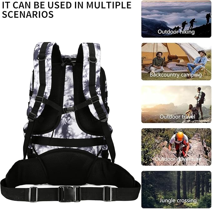50L Military Tactical Backpack 3 Day Assault Pack Molle Daypack Hiking Backpack - Image 5