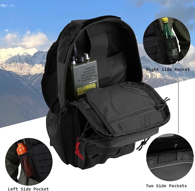 Rover Sling Pack Tactical Shoulder Sling Bag Backpack - Image 4