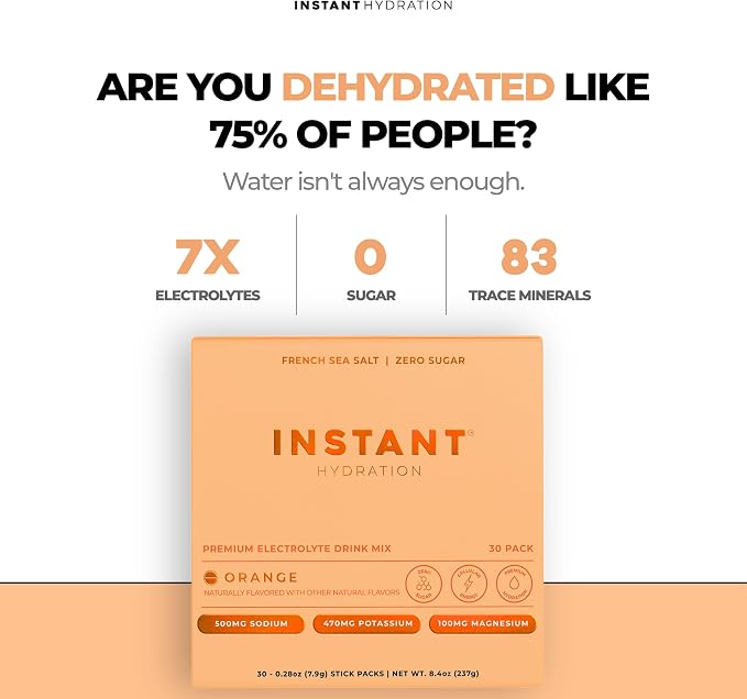 Instant Hydration Electrolytes Powder Packets - Image 2
