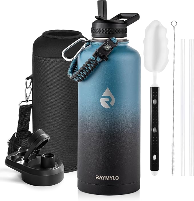 RAYMYLO Insulated Water Bottle 87 oz, Triple Wall Vacuum Stainless Steel by RAYMYLO