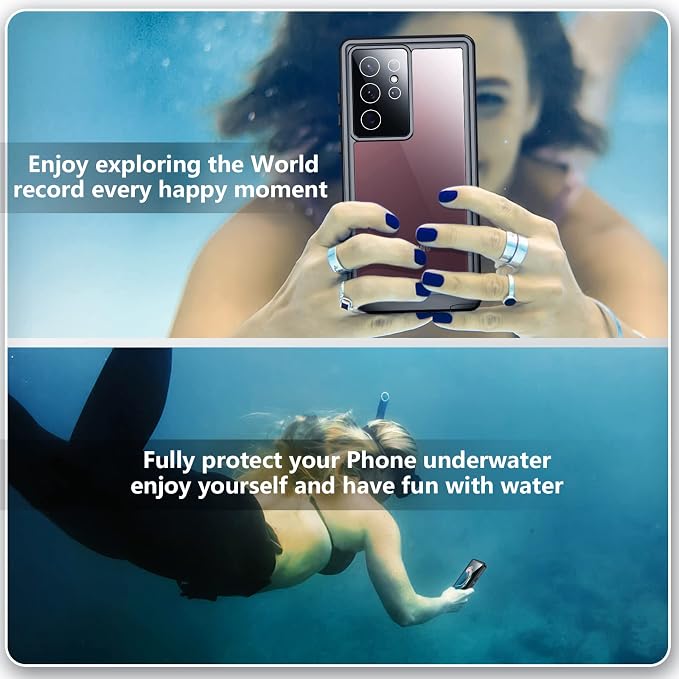 SPIDERCASE Designed for Samsung Galaxy S22 Ultra Case, Waterproof Built-in - Image 8