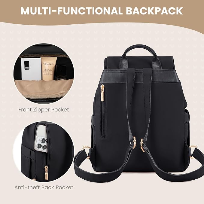 LOVEVOOK Backpack Purse for Women, Small Backpack for Women for Travel Work - Image 4