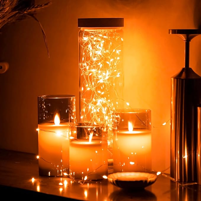 12 Pack Orange Fairy Lights Battery Operated String Lights, 7ft 20 Led - Image 7