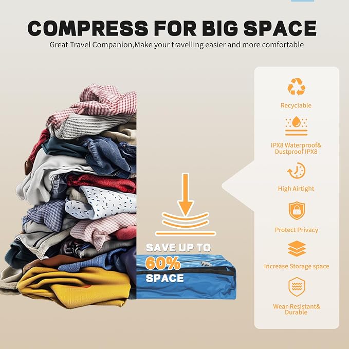 Reusable Vacuum Bags for Travel - Image 5