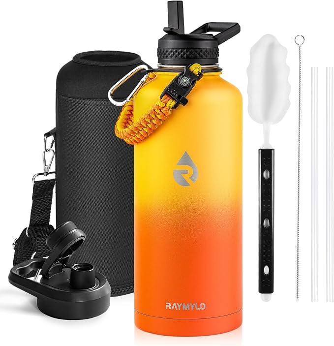 RAYMYLO Insulated Water Bottle 87 oz, Triple Wall Vacuum Stainless Steel by RAYMYLO