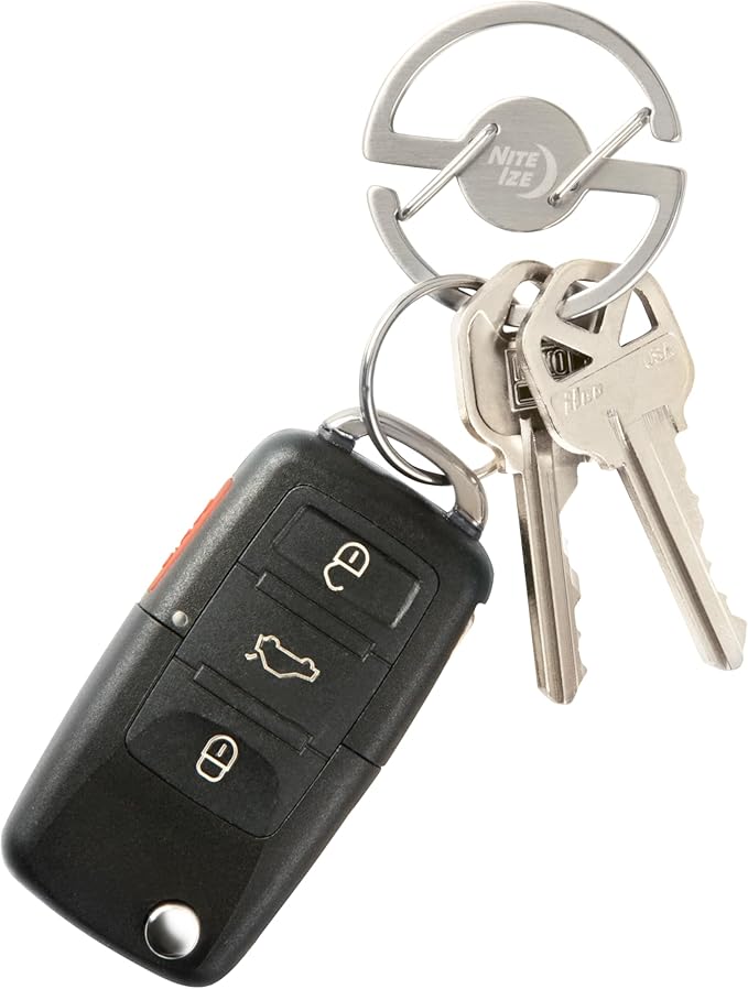 Nite Ize Medallion Key Carabiner, Stainless Steel Key Ring Carabiner - Image 4