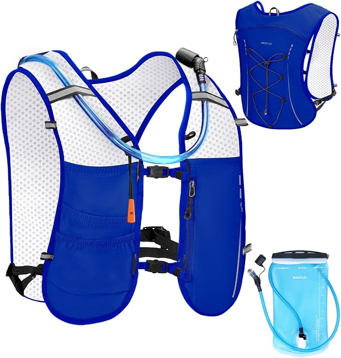 ECOHUB Running Hydration Vest Backpack, Lightweight Breathable Pack by ECOHUB