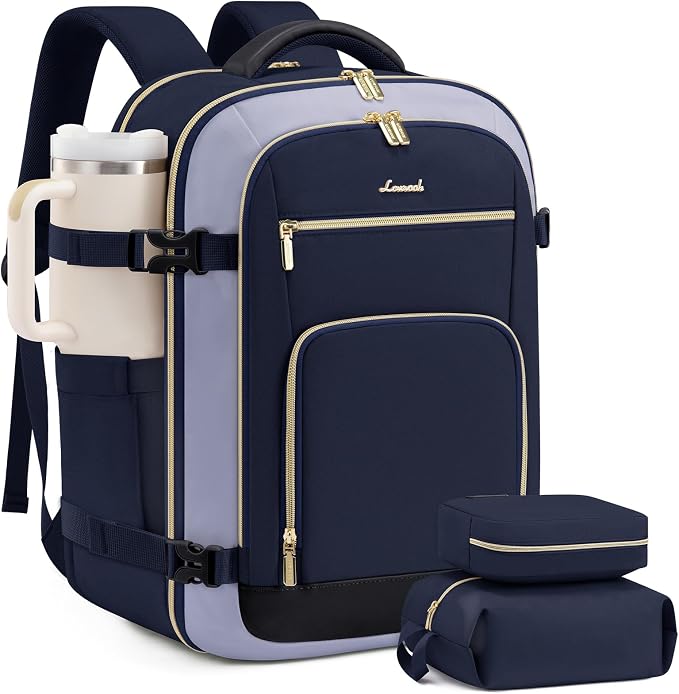 LOVEVOOK Travel Backpack For Women, 40L Carry On Backpack Flight Approved by LOVEVOOK