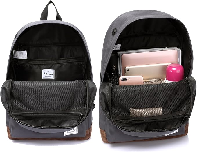 Backpack for Men Women, VASCHY Classic Water-resistant Lightweight Travel - Image 5