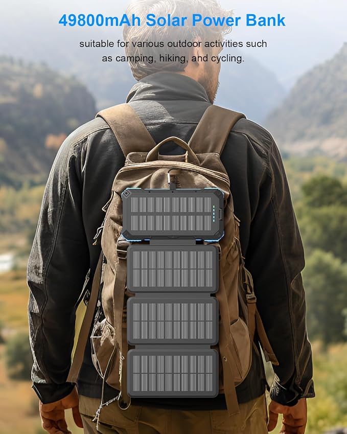 Solar Charger Power Bank 49800mAh - Image 8