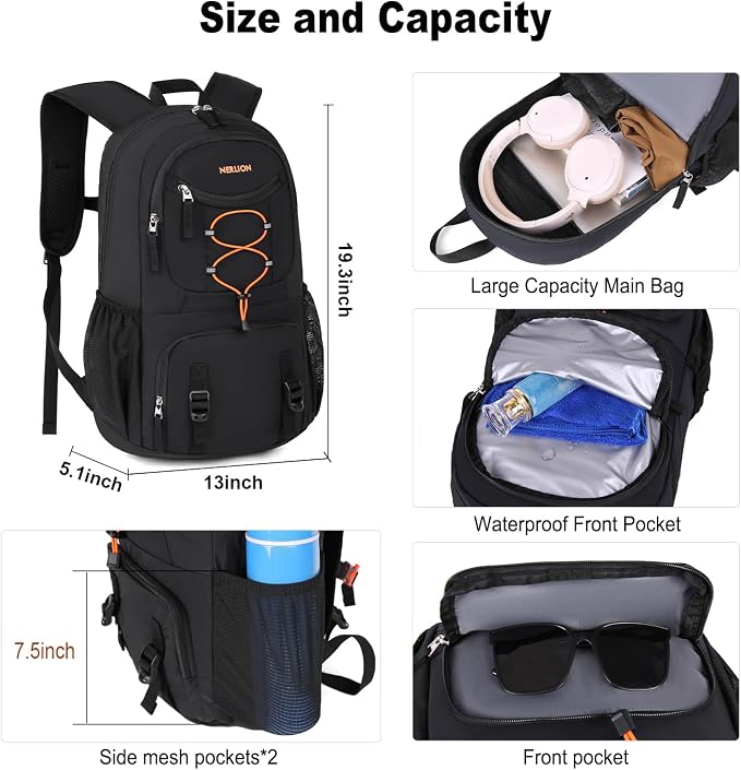 Nerlion 35L Hiking Backpack Travel Backpack - Image 2