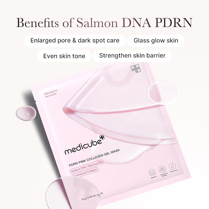 medicube Jelly Gel Mask with Salmon DNA PDRN Pink Collagen | Overnight Face Mask - Image 5
