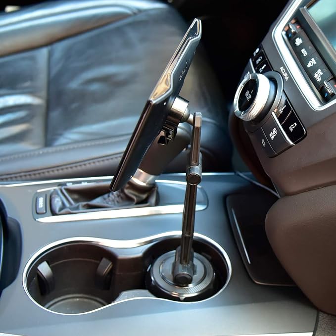 GPS Car Mount Cup Holder with Adjustable Arm - Image 4