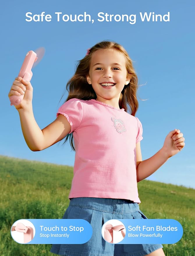JISULIFE Handheld Fan 8 Plus: All-in-One Mini Fan - Image 7