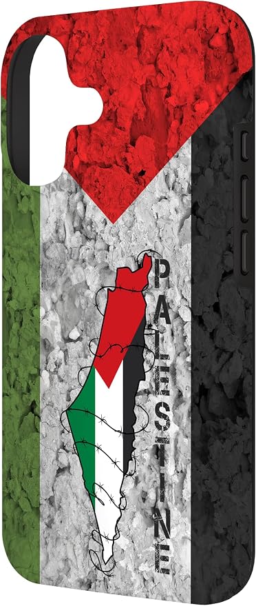 Kufiya Palestine Keffiyeh Flag, Palestinian Map Pattern Case - Image 2