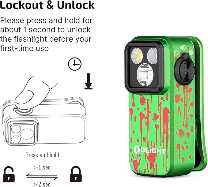 OLIGHT Oclip Pro EDC Flashlight Clip-on Light, Rechargeable 500 Lumens - Image 5