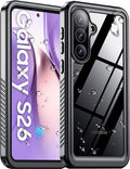 Temdan Designed for Samsung Galaxy S26 Case Waterproof, Built-in Lens & Screen by Temdan