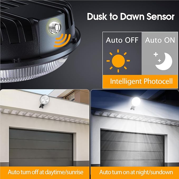 150W 20000LM LED Barn Lights Outdoor, Dusk to Dawn Outdoor Lighting - Image 3
