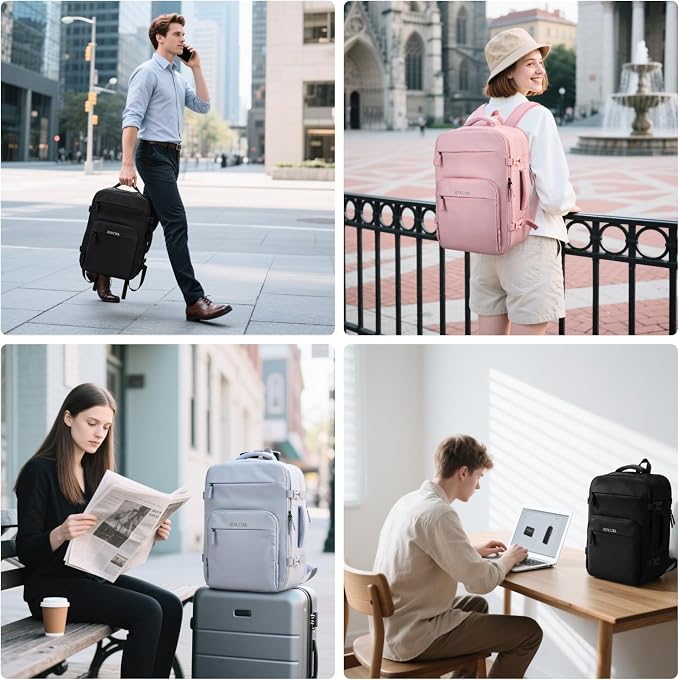 RealCool Travel Backpack for Women Men - Image 8